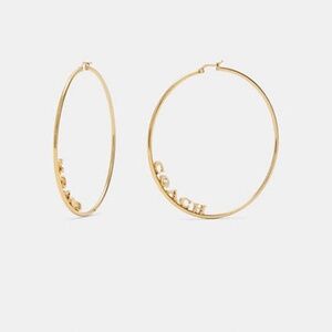 Signature Large Hoop Earrings